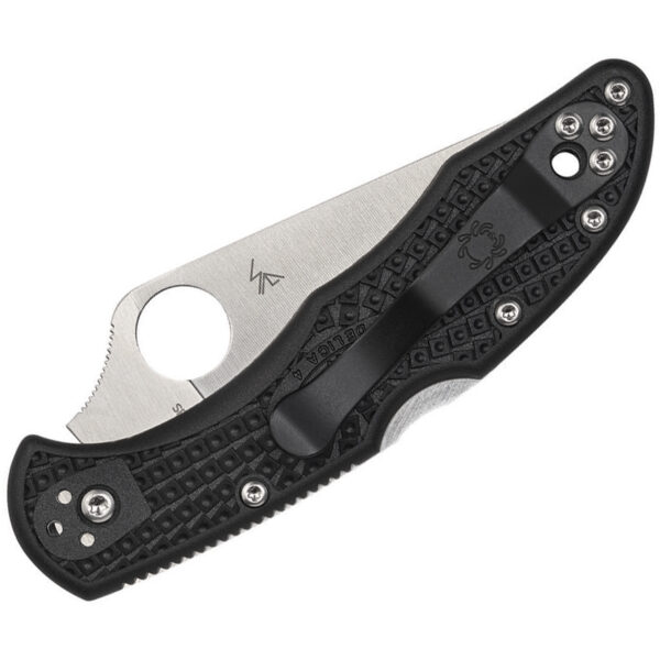 Spyderco Delica 4 Thin Red Line Folding Knife