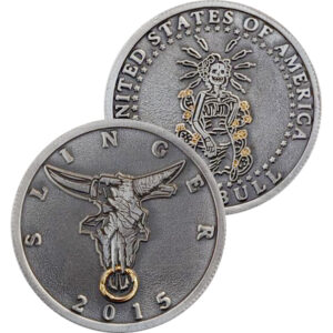 IronBull Slinger Skull Coin