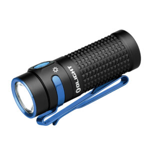 Olight Baton 4 Rechargeable LED Flashlight, Black